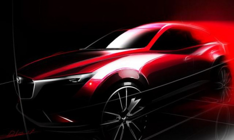 Mazda готовит кроссовер CX-3 к шоу в Лос-Анжелесе